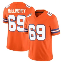 Men's Mike McGlinchey Denver Broncos No.69 Limited Alternate Vapor F.U.S.E. Mile High Collection 1977 Throwback Jersey - Orange