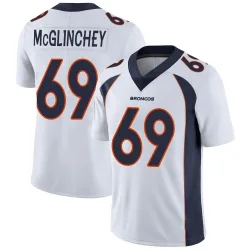Men's Mike McGlinchey Denver Broncos No.69 Limited Vapor Untouchable Jersey - White