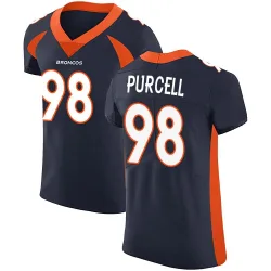 Men's Mike Purcell Denver Broncos No.98 Elite Alternate Vapor Untouchable Jersey - Navy
