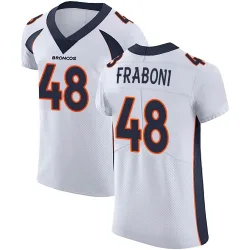Men's Mitchell Fraboni Denver Broncos No.48 Elite Vapor Untouchable Jersey - White