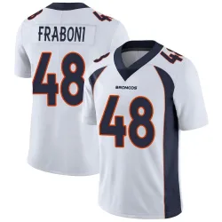 Men's Mitchell Fraboni Denver Broncos No.48 Limited Vapor Untouchable Jersey - White