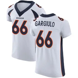 Men's Nick Gargiulo Denver Broncos No.66 Elite Vapor Untouchable Jersey - White