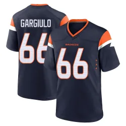 Men's Nick Gargiulo Denver Broncos No.66 Game Alternate Jersey - Navy