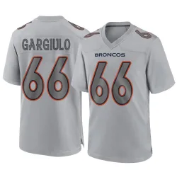 Men's Nick Gargiulo Denver Broncos No.66 Game Atmosphere Fashion Jersey - Gray