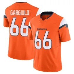 Men's Nick Gargiulo Denver Broncos No.66 Limited Vapor F.U.S.E. 2nd Jersey - Orange