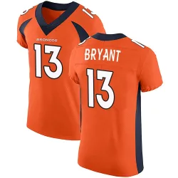 Men's Pat Bryant Denver Broncos No.13 Elite Team Color Vapor Untouchable Jersey - Orange