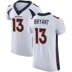Men's Pat Bryant Denver Broncos No.13 Elite Vapor Untouchable Jersey - White
