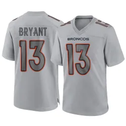 Men's Pat Bryant Denver Broncos No.13 Game Atmosphere Fashion Jersey - Gray