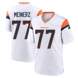 Men's Quinn Meinerz Denver Broncos No.77 Game 2nd Jersey - White
