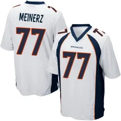 Men's Quinn Meinerz Denver Broncos No.77 Game Jersey - White