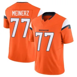 Men's Quinn Meinerz Denver Broncos No.77 Limited Vapor F.U.S.E. 2nd Jersey - Orange