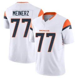 Men's Quinn Meinerz Denver Broncos No.77 Limited Vapor F.U.S.E. Jersey - White