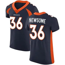 Men's Quinton Newsome Denver Broncos No.36 Elite Alternate Vapor Untouchable Jersey - Navy