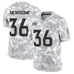Men's Quinton Newsome Denver Broncos No.36 Limited 2024 Salute to Service Jersey - Arctic Camo