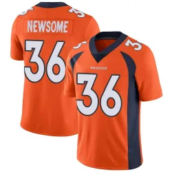 Men's Quinton Newsome Denver Broncos No.36 Limited Team Color Vapor Untouchable Jersey - Orange