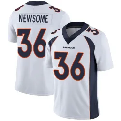 Men's Quinton Newsome Denver Broncos No.36 Limited Vapor Untouchable Jersey - White