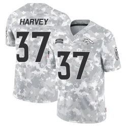 Men's RJ Harvey Denver Broncos No.37 Limited 2024 Salute to Service Jersey - Arctic Camo