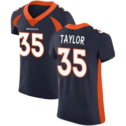 Men's Reese Taylor Denver Broncos No.35 Elite Alternate Vapor Untouchable Jersey - Navy