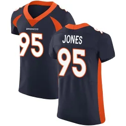 Men's Sai'vion Jones Denver Broncos No.95 Elite Alternate Vapor Untouchable Jersey - Navy