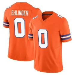 Men's Sam Ehlinger Denver Broncos No.0 Limited Alternate Vapor F.U.S.E. Mile High Collection 1977 Throwback Jersey - Orange