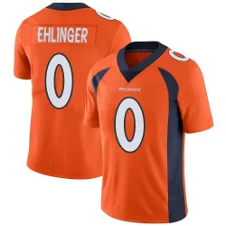 Men's Sam Ehlinger Denver Broncos No.0 Limited Team Color Vapor Untouchable Jersey - Orange