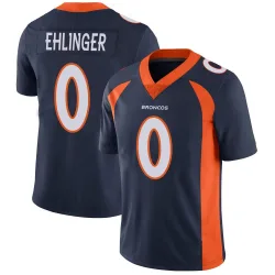 Men's Sam Ehlinger Denver Broncos No.0 Limited Vapor Untouchable Jersey - Navy