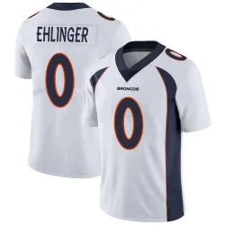 Men's Sam Ehlinger Denver Broncos No.0 Limited Vapor Untouchable Jersey - White