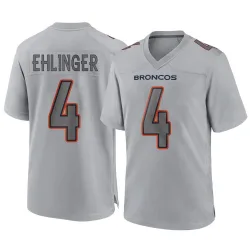 Men's Sam Ehlinger Denver Broncos No.4 Game Atmosphere Fashion Jersey - Gray