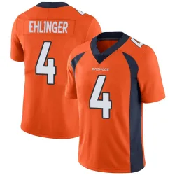Men's Sam Ehlinger Denver Broncos No.4 Limited Team Color Vapor Untouchable Jersey - Orange