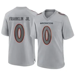 Men's Sam Franklin Jr. Denver Broncos No.0 Game Atmosphere Fashion Jersey - Gray