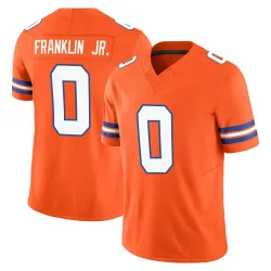 Men's Sam Franklin Jr. Denver Broncos No.0 Limited Alternate Vapor F.U.S.E. Mile High Collection 1977 Throwback Jersey - Orange