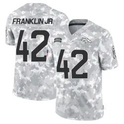 Men's Sam Franklin Jr. Denver Broncos No.42 Limited 2024 Salute to Service Jersey - Arctic Camo