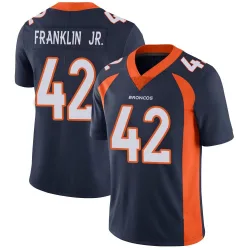 Men's Sam Franklin Jr. Denver Broncos No.42 Limited Vapor Untouchable Jersey - Navy