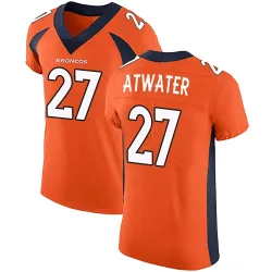 Men's Steve Atwater Denver Broncos No.27 Elite Team Color Vapor Untouchable Jersey - Orange