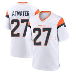 Men's Steve Atwater Denver Broncos No.27 Game 2nd Jersey - White