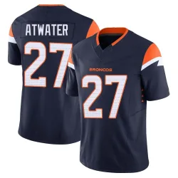 Men's Steve Atwater Denver Broncos No.27 Limited Alternate Vapor F.U.S.E. Jersey - Navy