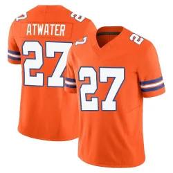 Men's Steve Atwater Denver Broncos No.27 Limited Alternate Vapor F.U.S.E. Mile High Collection 1977 Throwback Jersey - Orange