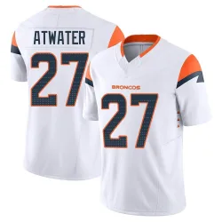 Men's Steve Atwater Denver Broncos No.27 Limited Vapor F.U.S.E. Jersey - White