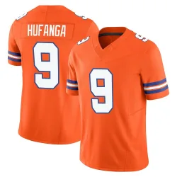 Men's Talanoa Hufanga Denver Broncos No.9 Limited Alternate Vapor F.U.S.E. Mile High Collection 1977 Throwback Jersey - Orange