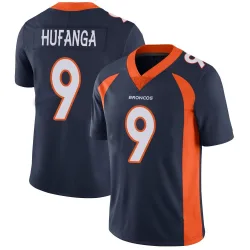 Men's Talanoa Hufanga Denver Broncos No.9 Limited Vapor Untouchable Jersey - Navy