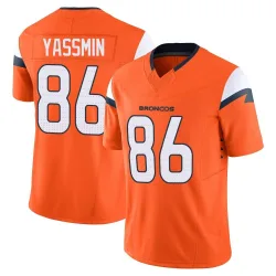 Men's Thomas Yassmin Denver Broncos No.86 Limited Vapor F.U.S.E. 2nd Jersey - Orange
