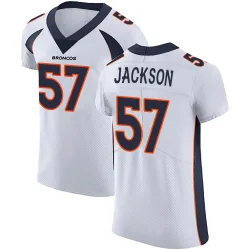 Men's Tom Jackson Denver Broncos No.57 Elite Vapor Untouchable Jersey - White