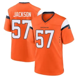 Men's Tom Jackson Denver Broncos No.57 Game Jersey - Orange