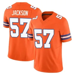 Men's Tom Jackson Denver Broncos No.57 Limited Alternate Vapor F.U.S.E. Mile High Collection 1977 Throwback Jersey - Orange