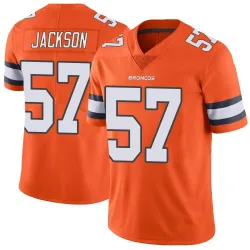 Men's Tom Jackson Denver Broncos No.57 Limited Color Rush Vapor Untouchable Jersey - Orange