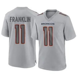 Men's Troy Franklin Denver Broncos No.11 Game Atmosphere Fashion Jersey - Gray