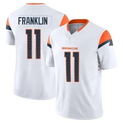 Men's Troy Franklin Denver Broncos No.11 Limited Vapor F.U.S.E. Jersey - White
