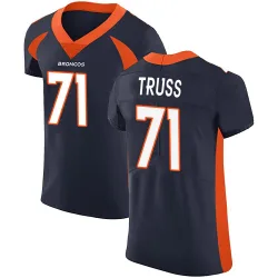Men's Xavier Truss Denver Broncos No.71 Elite Alternate Vapor Untouchable Jersey - Navy