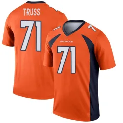 Men's Xavier Truss Denver Broncos No.71 Legend Jersey - Orange