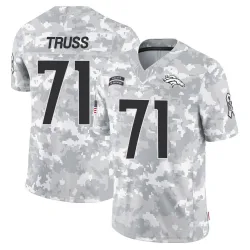 Men's Xavier Truss Denver Broncos No.71 Limited 2024 Salute to Service Jersey - Arctic Camo
